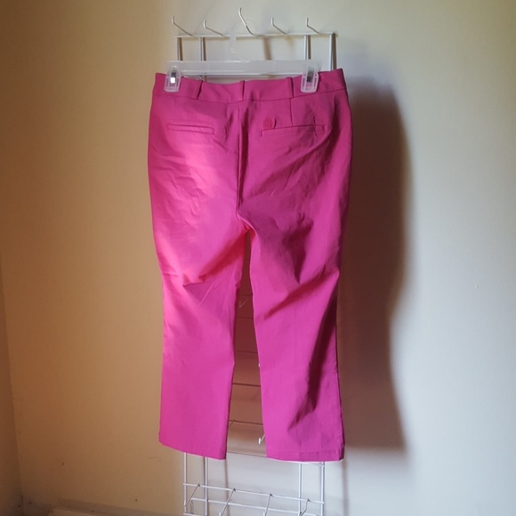 Worthington💙 Hot Pink Cropped Regular Ankle Pant - Picture 2 of 4